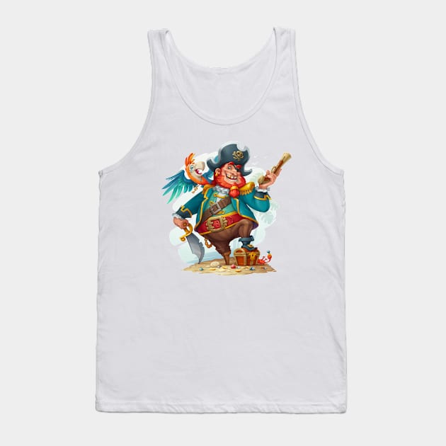 Pirate Tank Top by stonemask